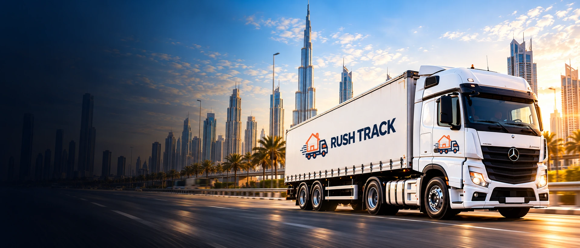 Rush Track fleet operating across the UAE